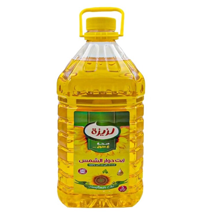 زيت (دوار الشمس) 5 لتر لزيزة 4/1
