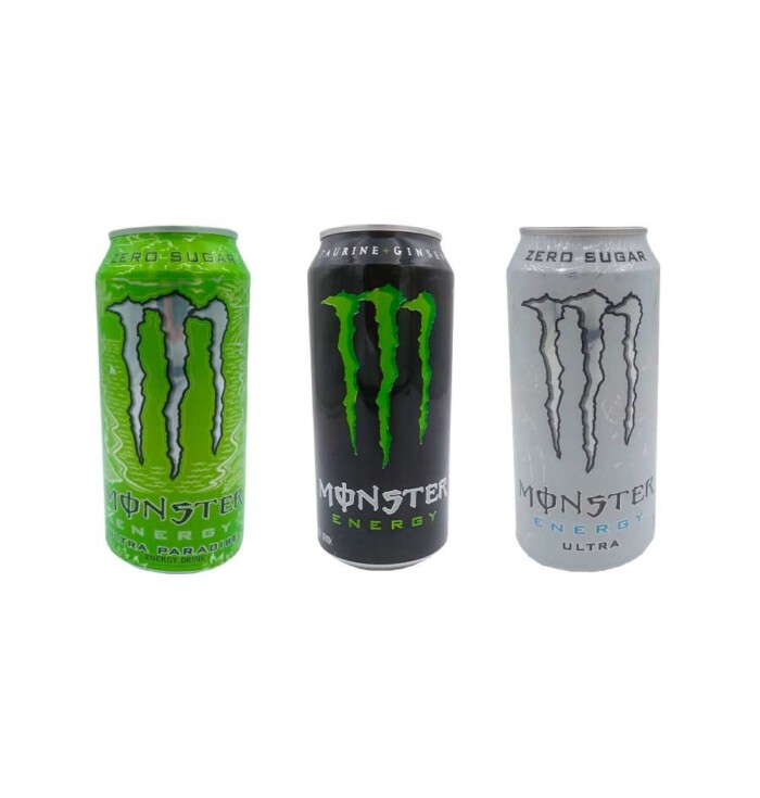 مشروب طاقة Monster440ml مشكل كرتونة 24/1