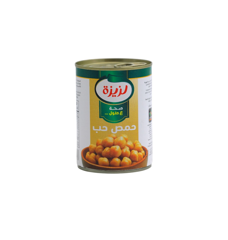حمص حب علب لزيزة 400غم مع مفتاح 24/1