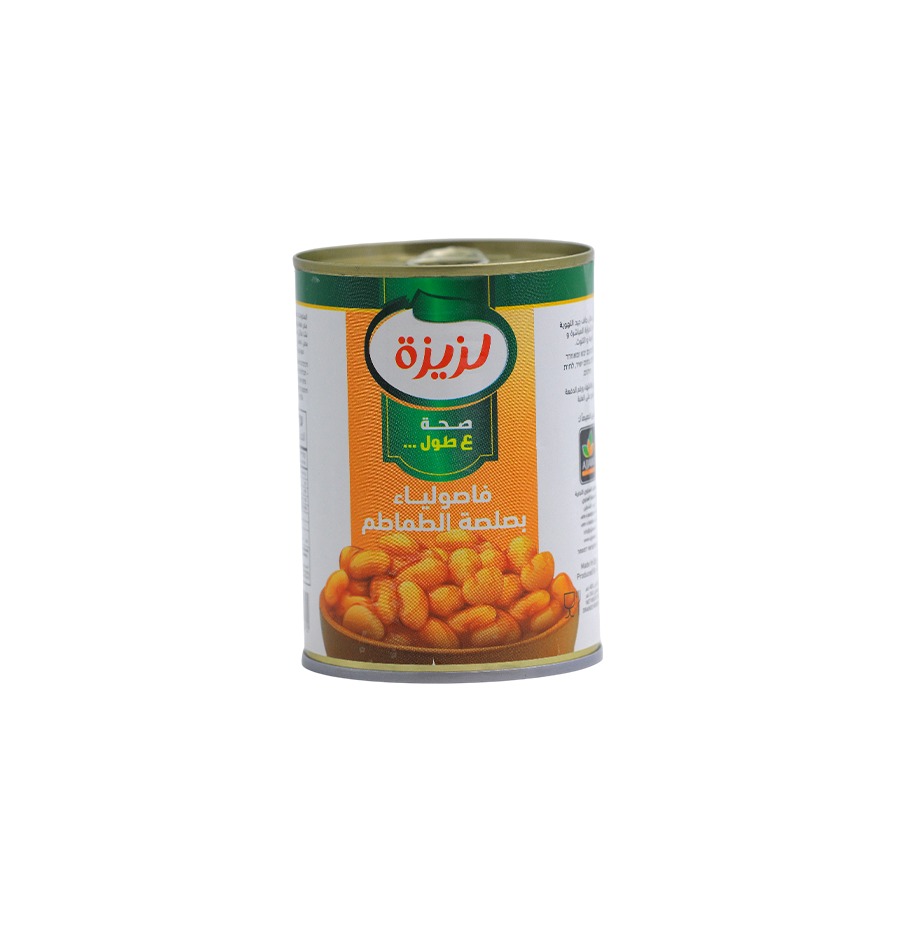 فاصولياء بيضاء لزيزة 400غم مع مفتاح 24/1