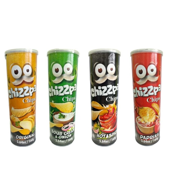 chizzpa chips 160gm carton 1/14