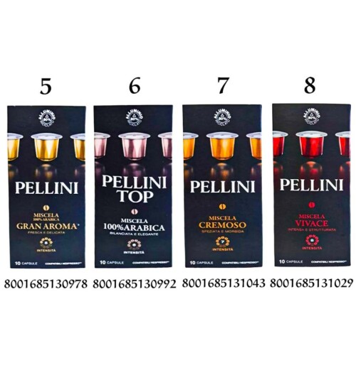 سبرسو كبسولاتPellini Nespressoكرتونة10/1
