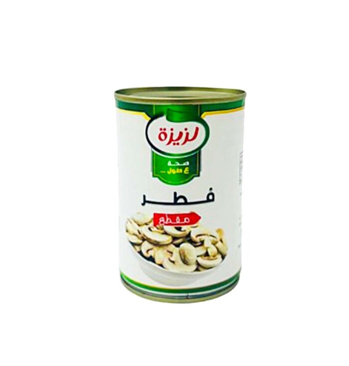 فطر مقطع 400 غم لزيزة مصفى 230غم 24/1