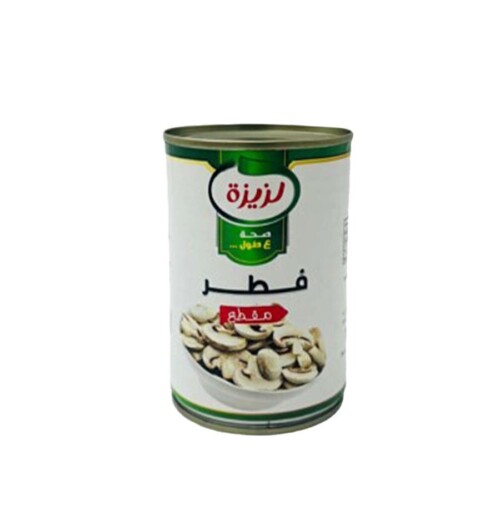 فطر مقطع 400 غم لزيزة مصفى 230غم 24/1
