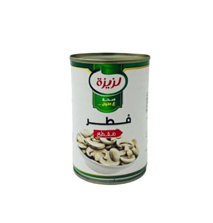 فطر مقطع 400 غم لزيزة مصفى 230غم 24/1