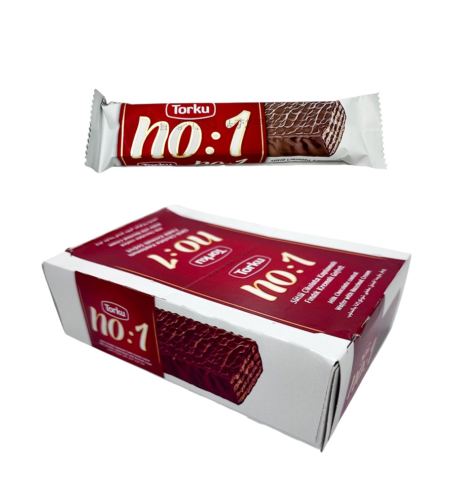 ويفر NO1 احمر 28غم 24 حبة كرتونة 6/1