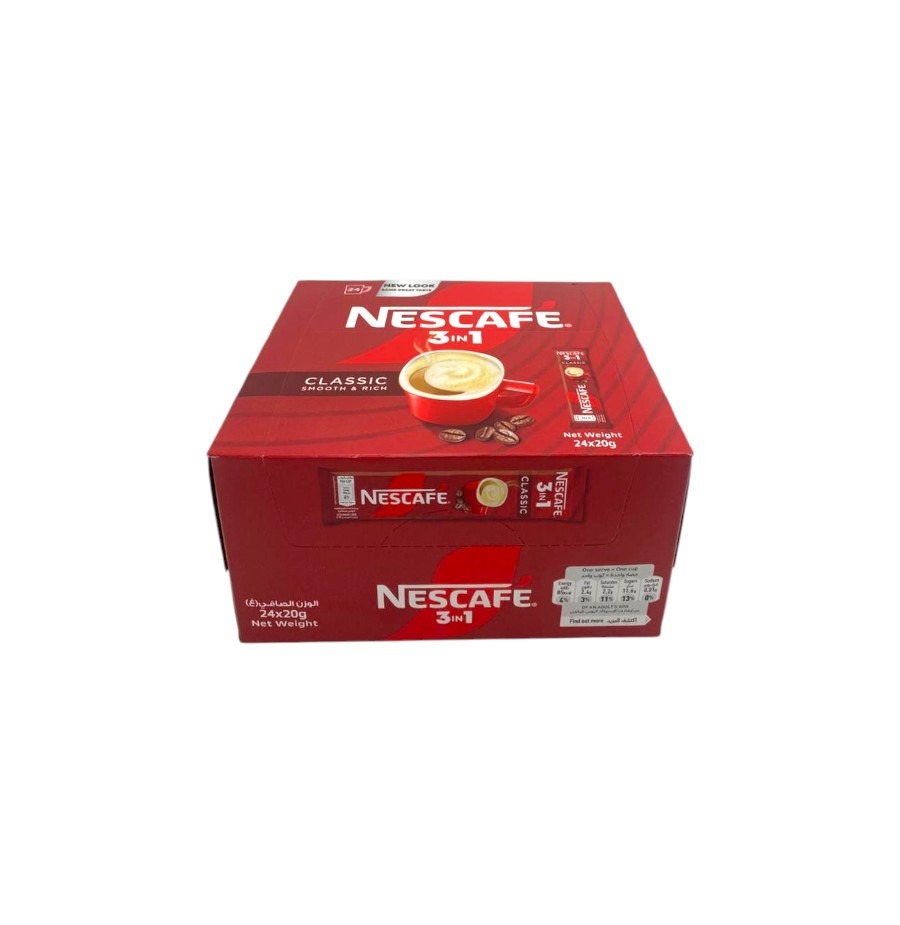 نسكافيه نستلة اماراتي3*1 كرتونة 12/1